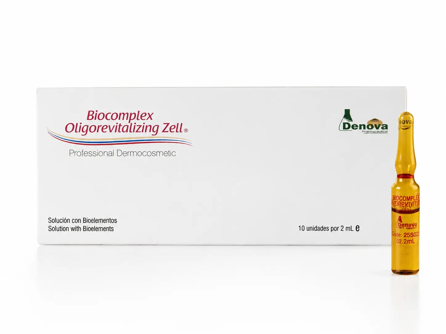 Biocomplex Oligorevitalizing Zell Caja 10 Amp X 2ml Denova